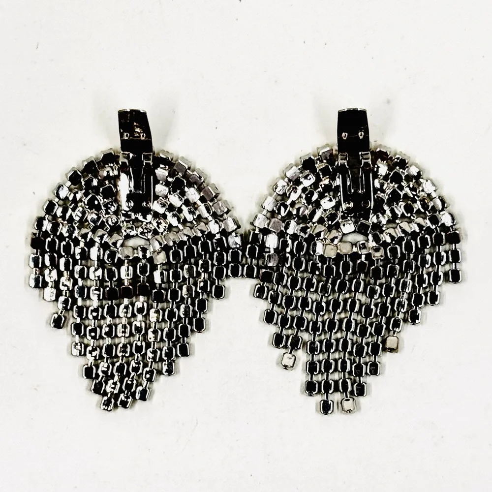 Bluette France Vintage Rhinestone Shoe Clips/Charms 2 Sets Excellent Cond Rare - Picture 3 of 8